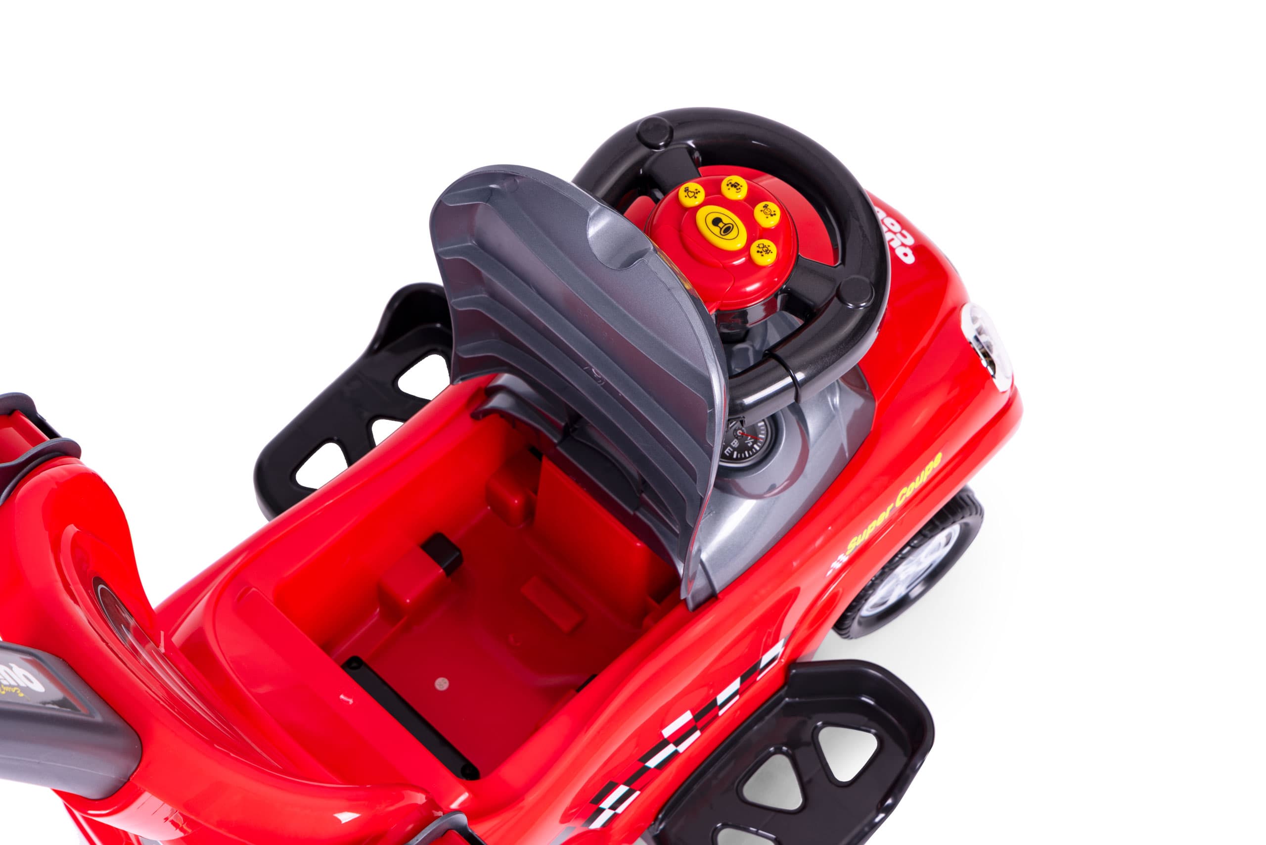 Jeździk chodzik pchacz czerwony