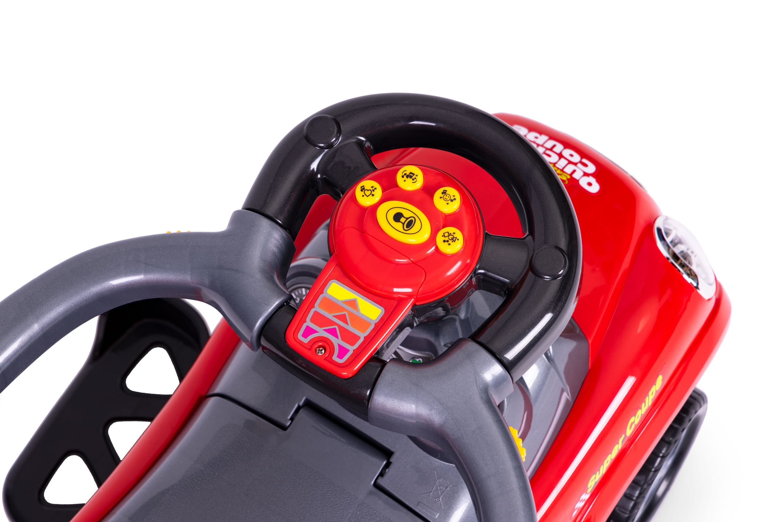 Jeździk chodzik pchacz czerwony