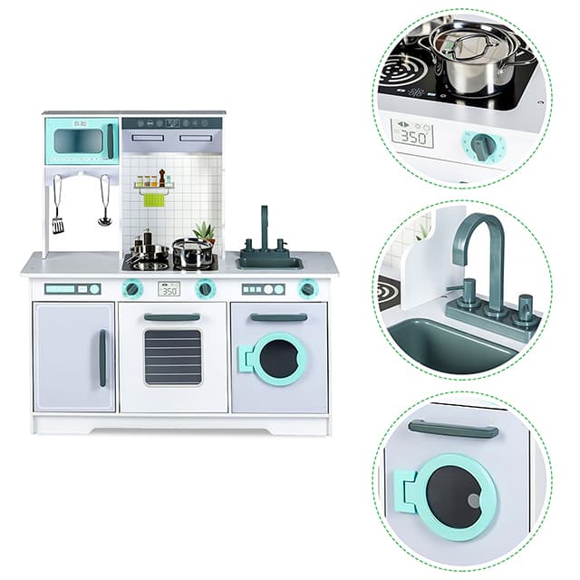 Drewniana kuchnia xxl ecotoys