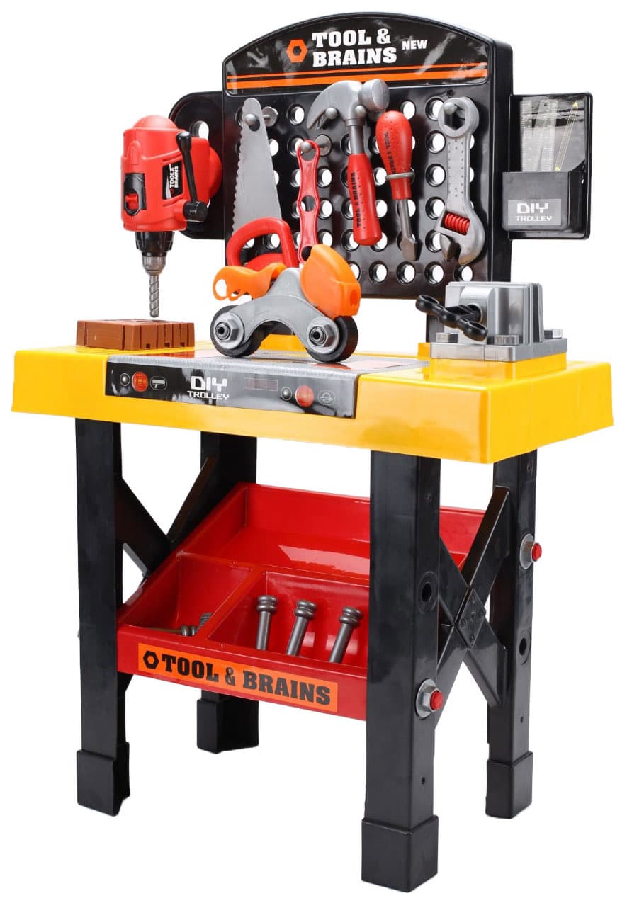 Duży warsztat majsterkowicz "tool & brains"