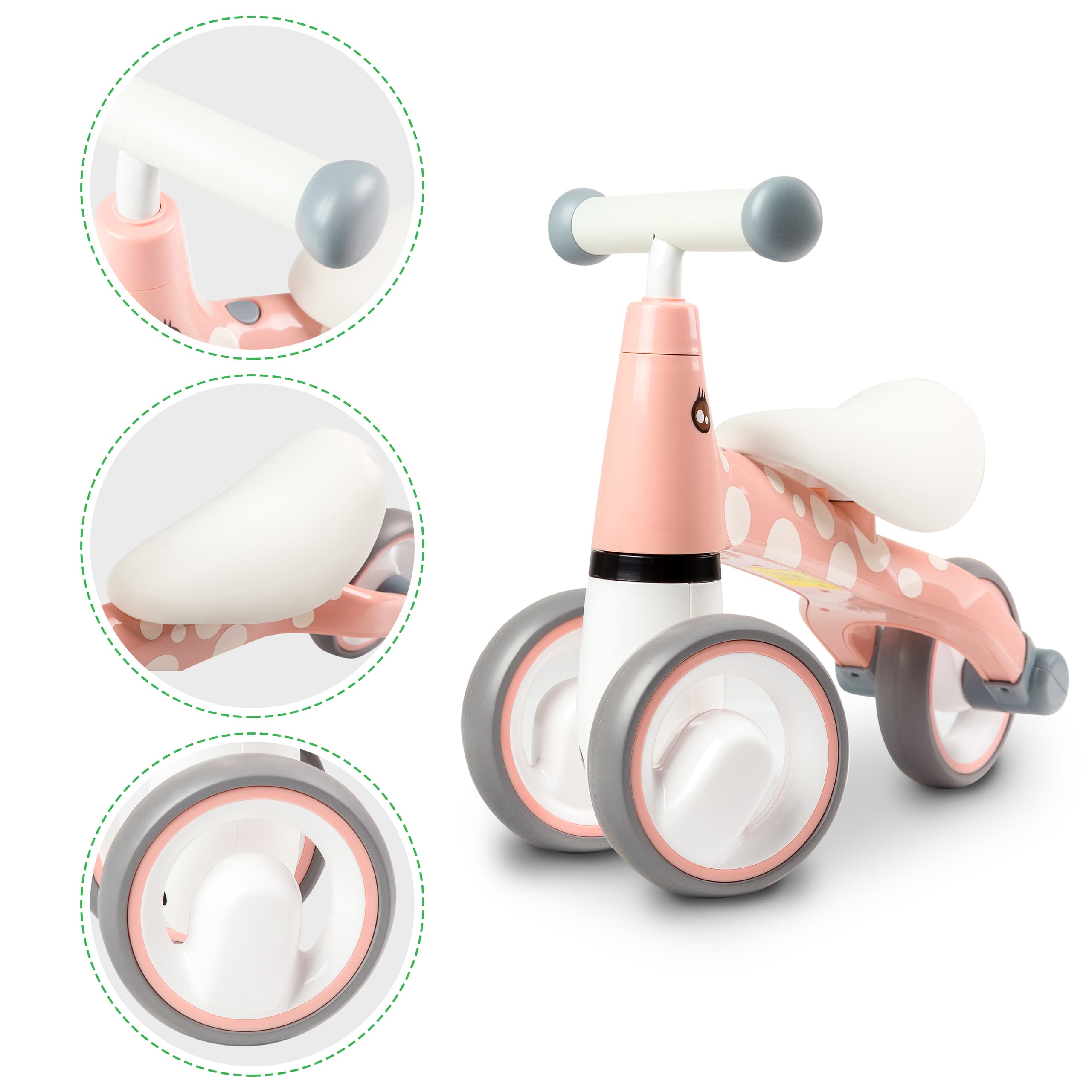 Rowerek biegowy "flaming" ecotoys