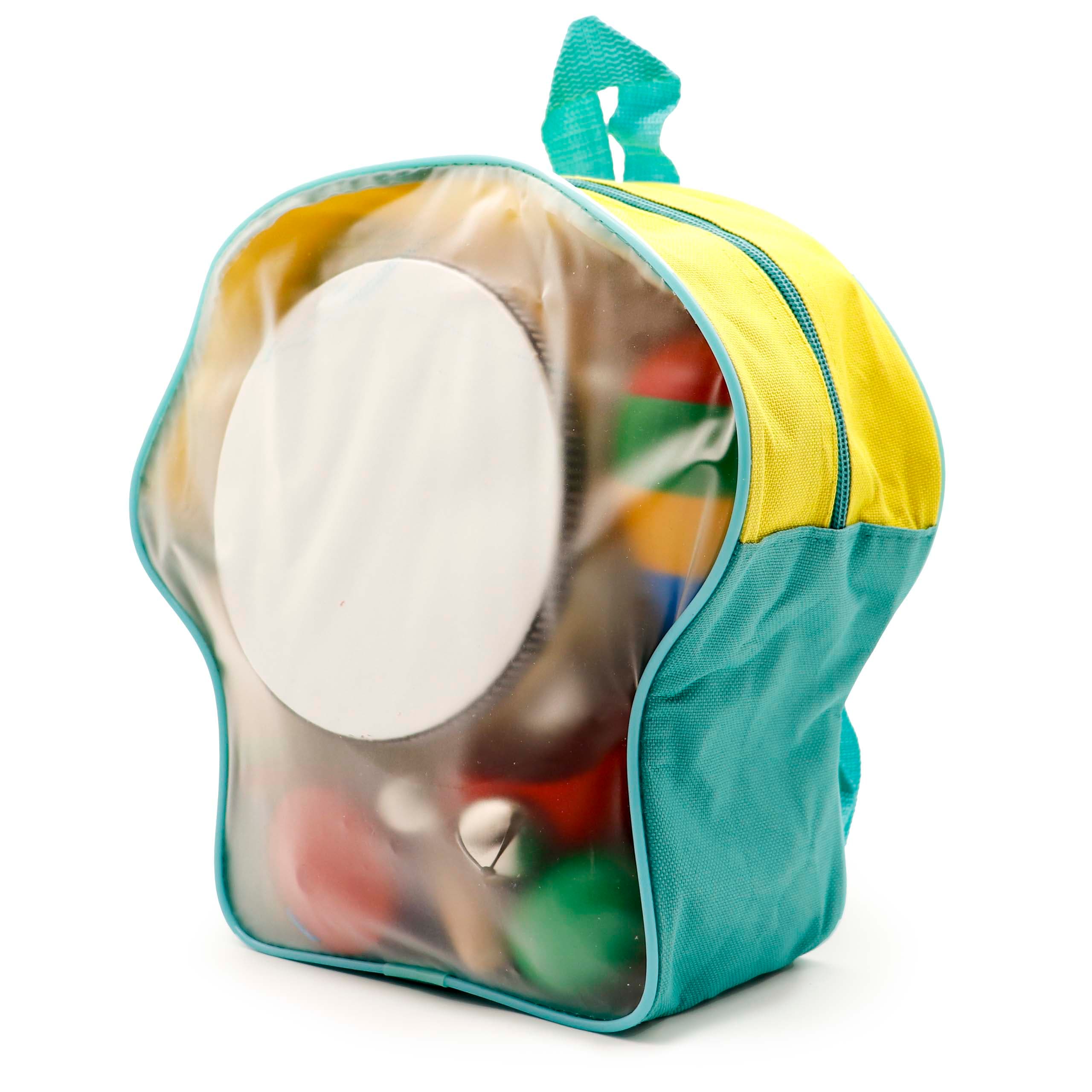 Zestaw muzyczny 10 instrumentów + plecak ecotoys