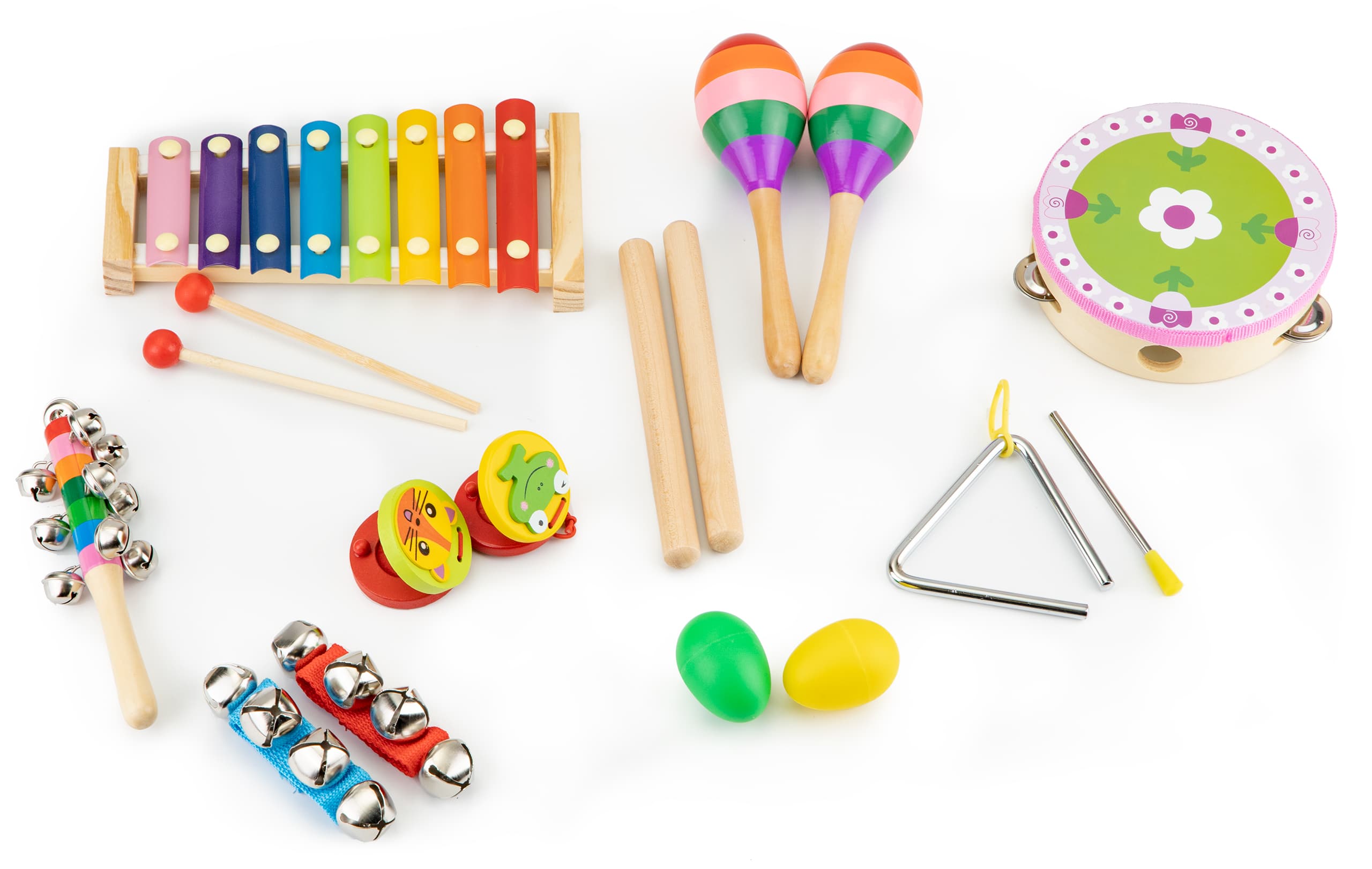 Zestaw muzyczny 14 instrumentów + torba ecotoys