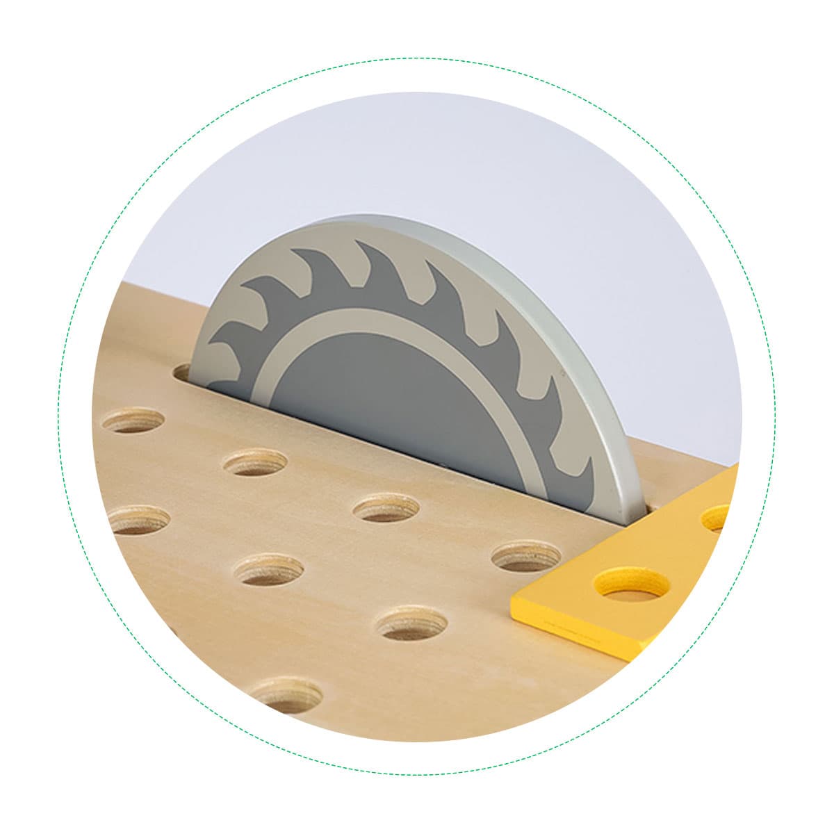 Drewniany warsztat z narzędziami - 47 el. ecotoys