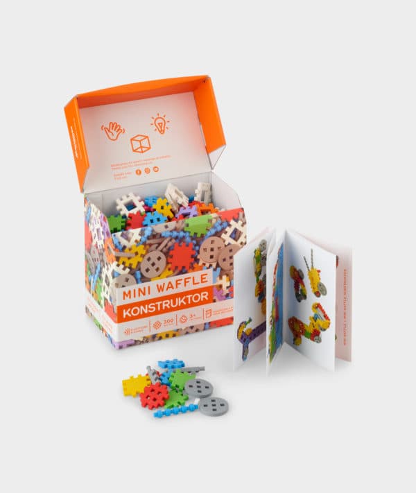 MARIOINEX 902271 Klocki waffle mini 300 szt Konstruktor