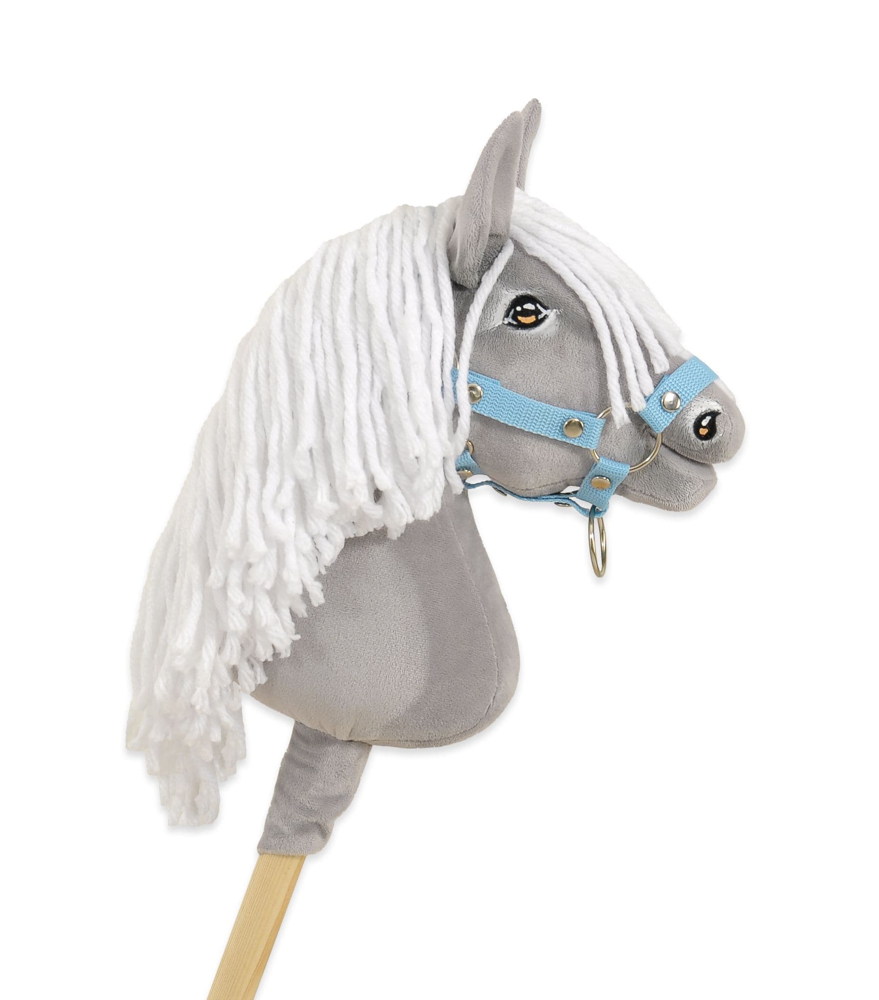 Hobby Horse Mały koń na kiju Premium - siwy III A4