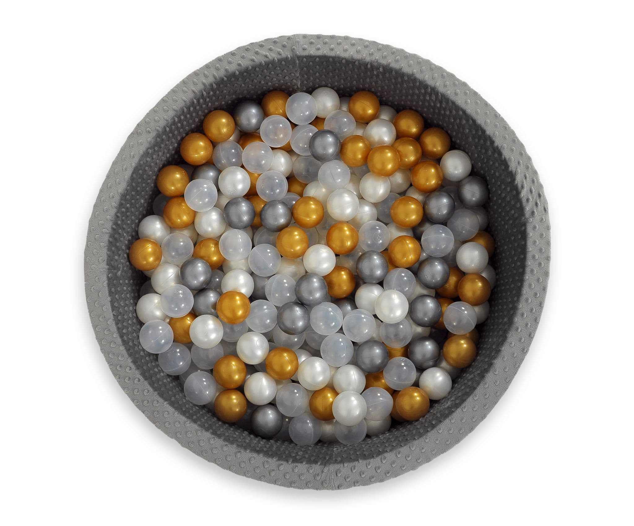 Plastikowe piłki do suchego basenu 50szt. - perłowe