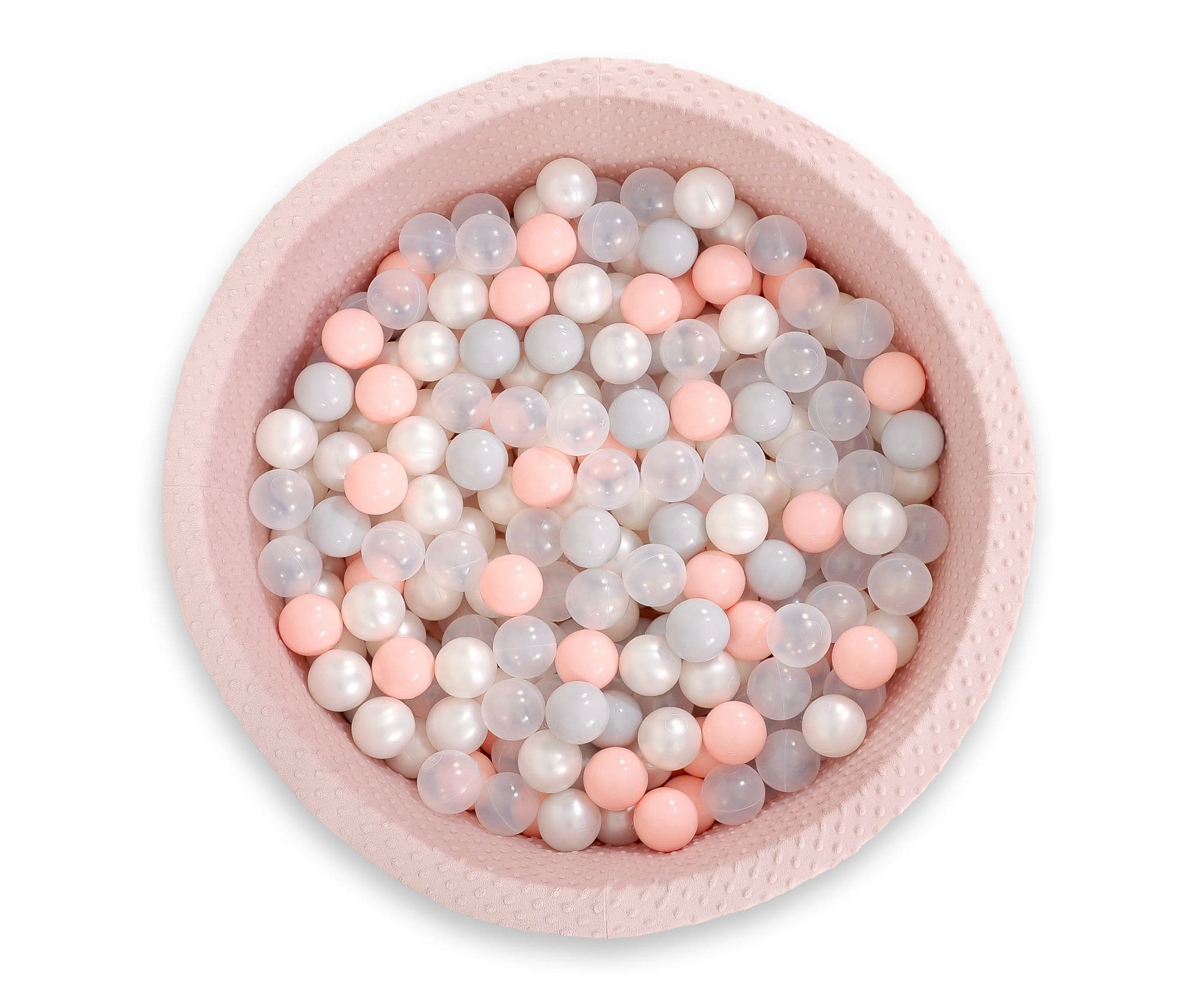 Plastikowe piłki do suchego basenu 50szt. - perłowe