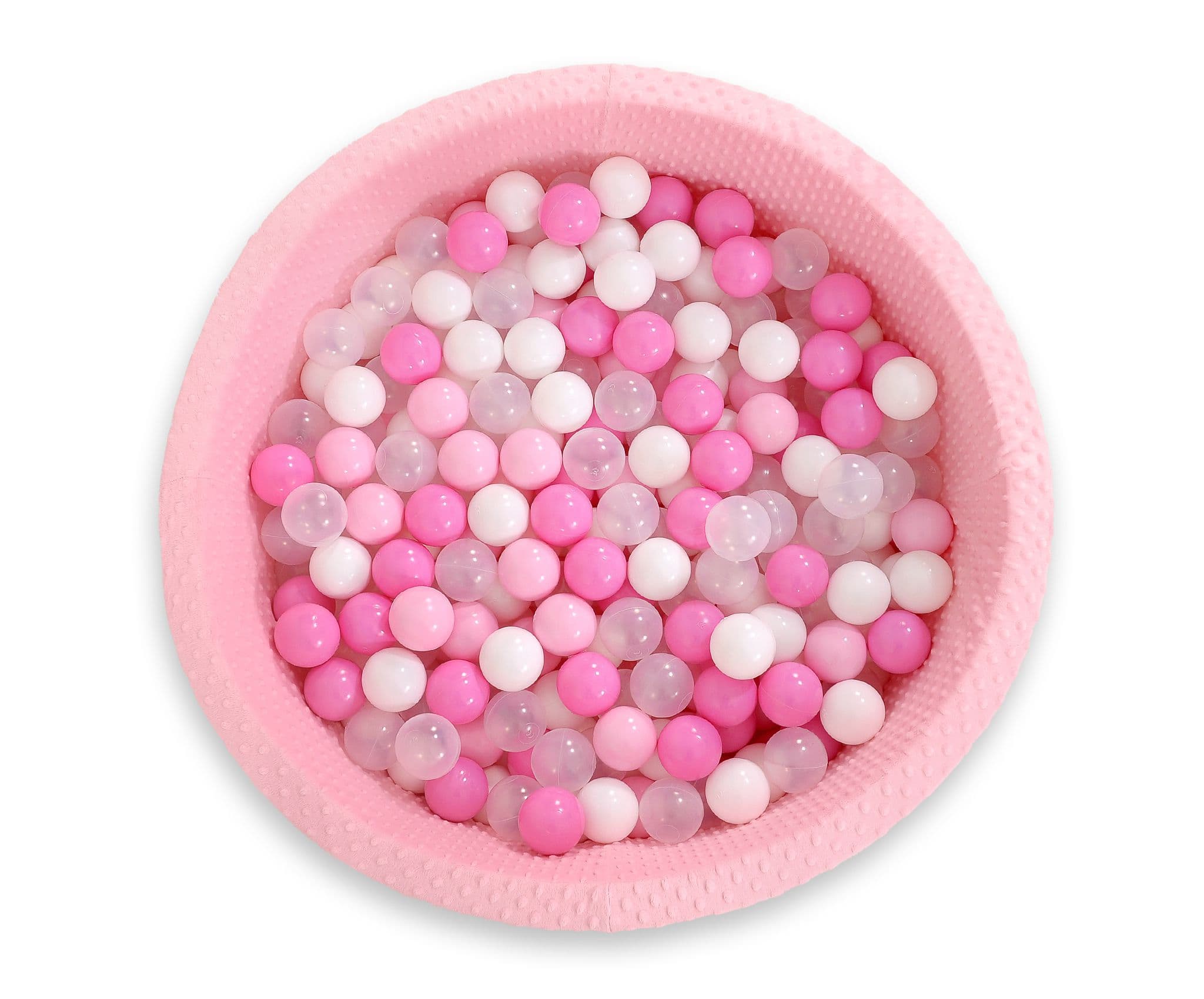 Plastikowe piłki do suchego basenu 50szt. - różowe