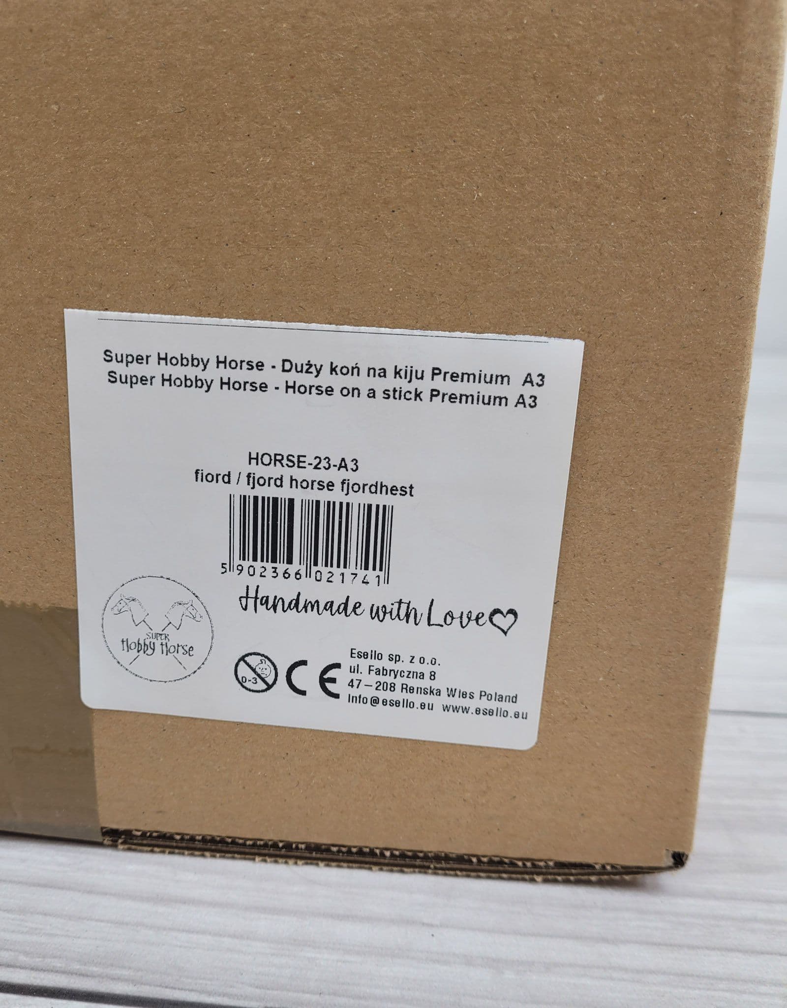 Hobby Horse Duży koń na kiju Premium - fiord koń fiordzki A3