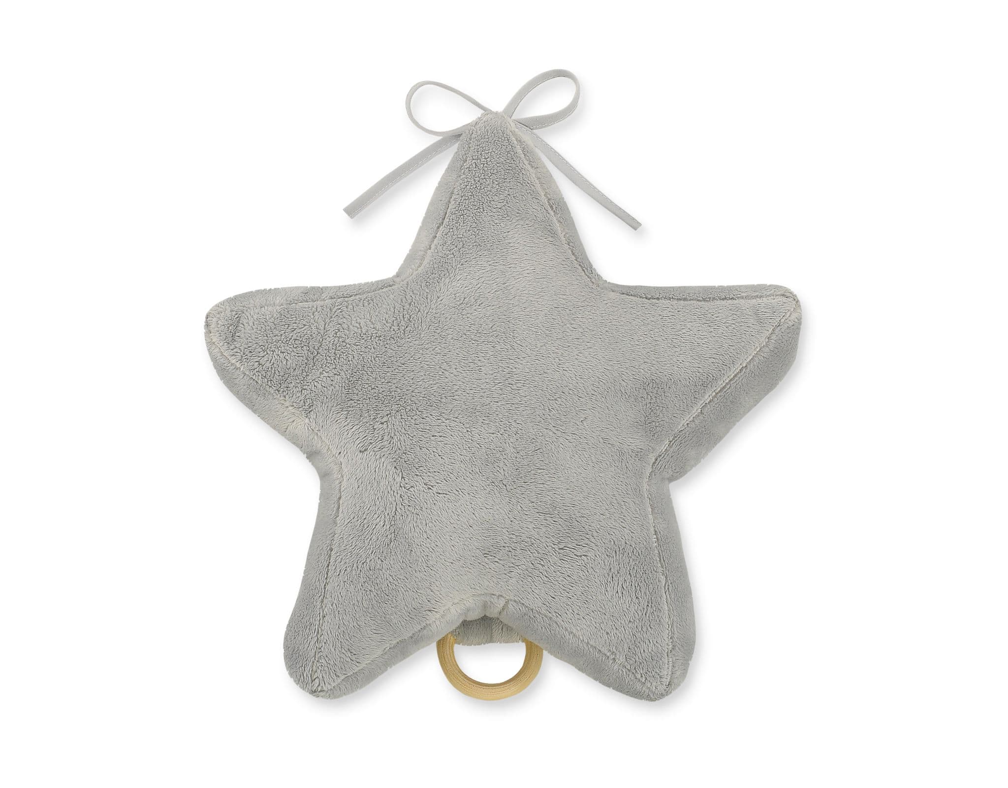Pozytywka gwiazdka dla niemowląt minky- szara