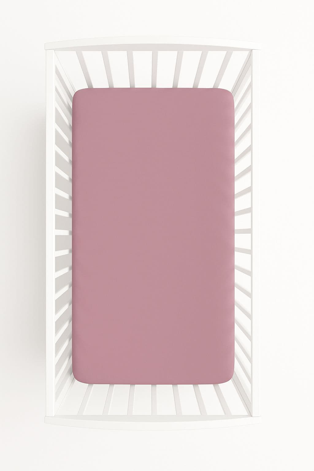 Prześcieradło bawełna 140x70cm róż retro