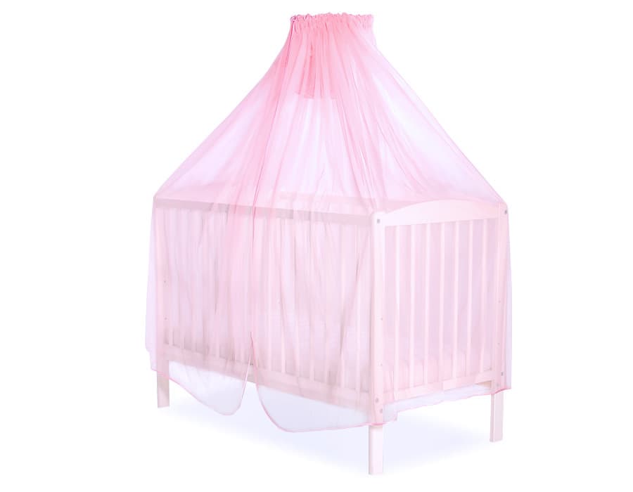 Moskitiera uniwersalna z szyfonu - różowa