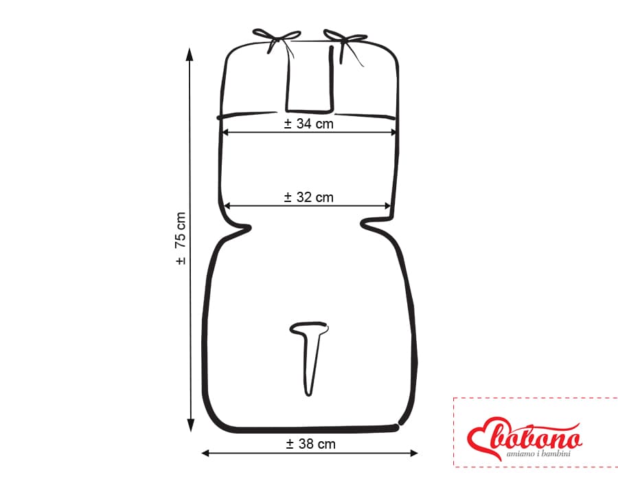 Wkładka do wózka bobono minky- autobusy/ turkusowy